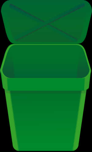 Green Trash Can Clipart Rubbish Bins & Waste Paper - Green Trash Can Clipart, HD Png Download PNG image with transparent background