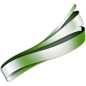 Green Ribbon Awareness PNG sym75 PNG with transparent background