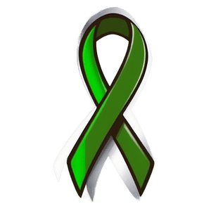 Green Ribbon Awareness PNG ubt9 PNG with transparent background