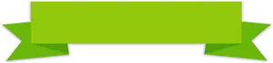 Green Ribbon Banner Graphic PNG Image