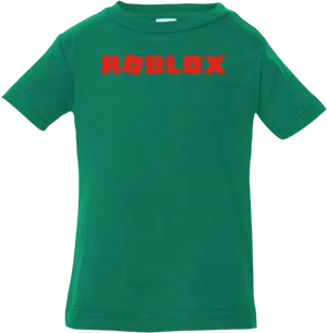 Green Roblox Logo T Shirt PNG Image