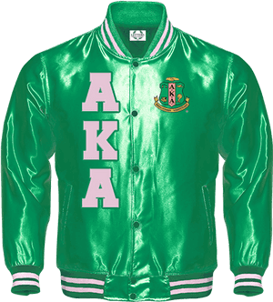 Alpha Kappa Alpha Satin Baseball Jacket - Aka Satin Jackets, HD Png Download PNG