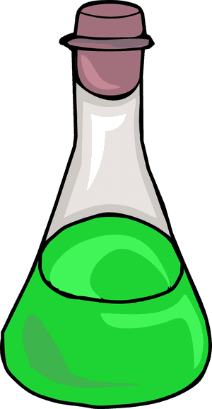 Green Science Bottle Clip Arts - Science Bottle Png, Transparent Png PNG image with transparent background