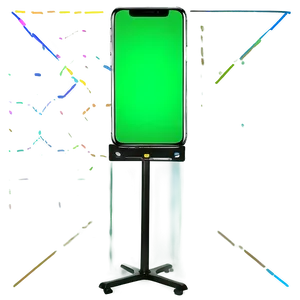 Green Screen Display Phone Png Fnx PNG Image