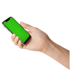 Green Screen Phone Display Png Bvp PNG Image