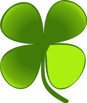 Green Shamrock Graphic PNG Image