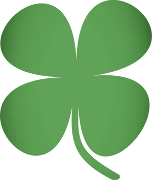 Green Shamrock Graphic PNG Image