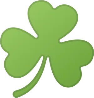 Green Shamrock Graphic PNG Image