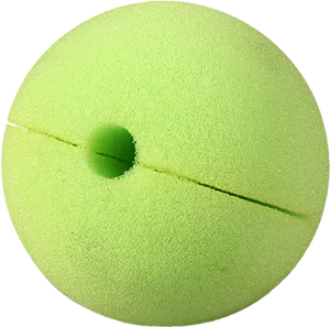 Green Sponge Clown Nose PNG Image