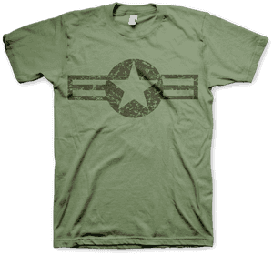 Green Star Stripe T Shirt PNG image with transparent background