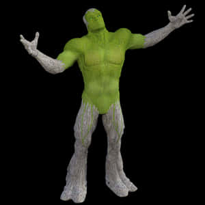 Green_ Tree_ Humanoid_ Character PNG with transparent background