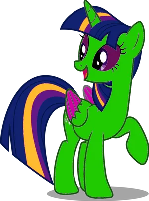 Green Twilight Sparkle Vector PNG Image