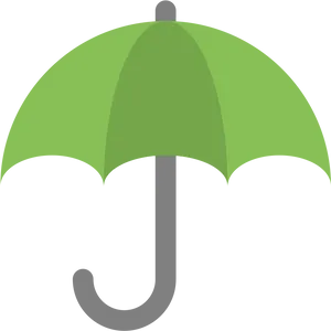 Green Umbrella Icon PNG Image