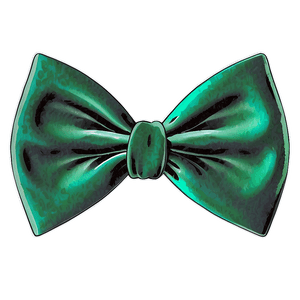 Green Velvet Bow Tie PNG ajd99 PNG