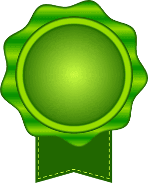 Transparent Wax Seal Png - Green Award Ribbon Png, Png Download PNG image with transparent background