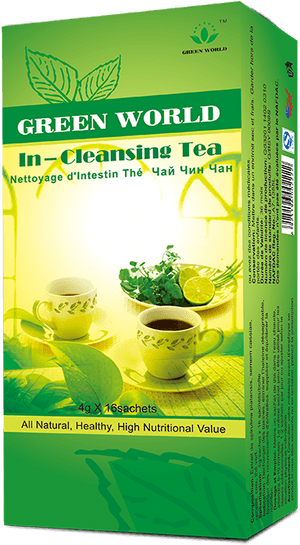 Green World Slimming Tea, HD Png Download PNG image with transparent background