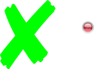 Green Check Red X Png Download - Green X Mark PNG image with transparent background