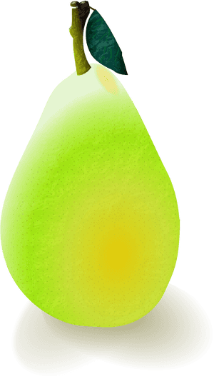 Pear Clip Arts - Neon Pear, HD Png Download PNG with transparent background