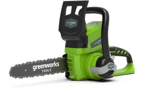 Greenworks Electric Chainsaw PNG Image