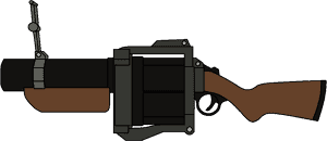 Grenade Launcher Clipart - Demoman Grenade Launcher Tf2, HD Png Download PNG image with transparent background