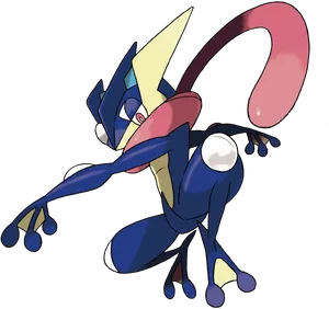 Greninja Pokemon Character Art PNG Image