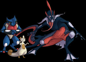 Greninja Toxicroak Fusion, HD Png Download PNG image with transparent background