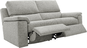 G Plan Taylor Fabric 3 Seater Double Recliner Sofa - Fabric 3 Seater Sofa Recliner, HD Png Download PNG image with transparent background