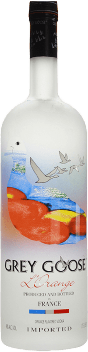 Grey Goose Vodka L Orange Flavored Vodka 1.75 L, HD Png Download PNG image with transparent background