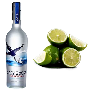 Grey Goose Vodka With Lime Png Yrn PNG Image