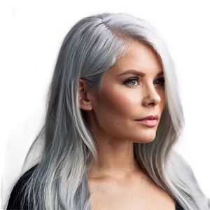 Grey Hair Color Inspiration Png Nel PNG Image