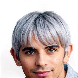 Grey Hair Style Png Nda PNG Image