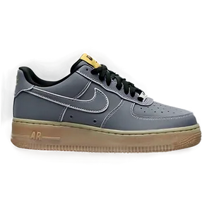 Grey Nike Air Force 1 Png Lex PNG Image