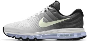 Grey Running Shoe Air Cushion PNG Image