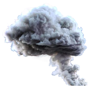 Grey Smoke B PNG Image