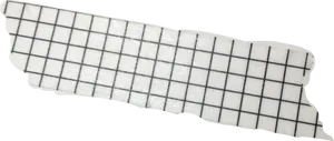 Grid Pattern Washi Tape Piece PNG Image