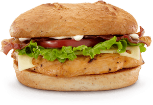 Mcbistro Club - Burger King Nugget Burger PNG image with transparent background