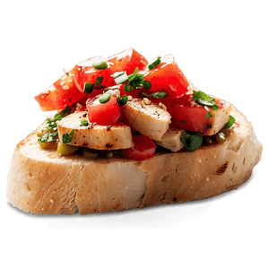Grilled Chicken Bruschetta Topping PNG cvp96 PNG with transparent background