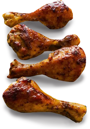 Grilled Chicken Drumsticks Barbecue Flavor PNG Image