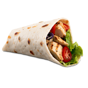 Grilled Chicken Wraps Recipe PNG nld PNG with transparent background