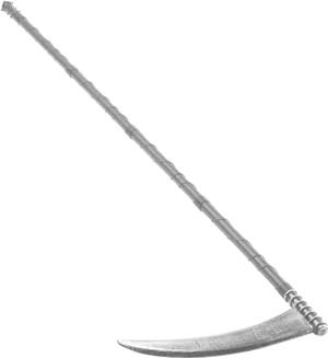 Grim Reaper Scythe Isolated PNG Image