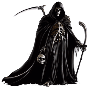 Grim Reaper Silhouette PNG 05062024 PNG image with transparent background