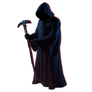 Grim Reaper Silhouette PNG vdr PNG image with transparent background