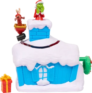 Grinchand Max Christmas Toy PNG Image