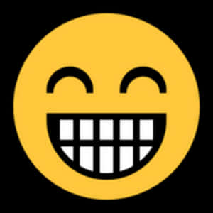 Grinning Face Emoji PNG image with transparent background