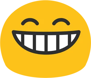 Grinning Face Emoji.png PNG Image