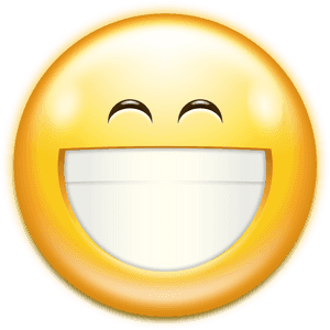 Big Smile Emoji Png, Transparent Png PNG