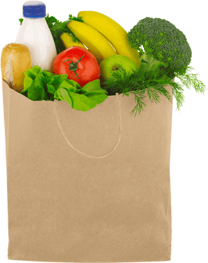 Best Foods To Eat - Food Shopping Bag Clipart, HD Png Download PNG