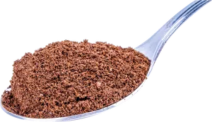 Ground Coffeein Spoon.png PNG Image