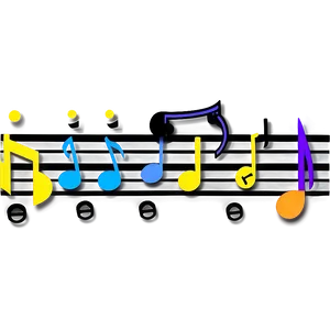 Group Music Notes Png 8 PNG Image