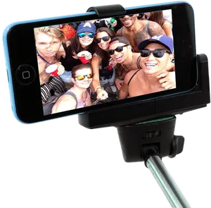 Group Selfie With Selfie Stick.jpg PNG Image